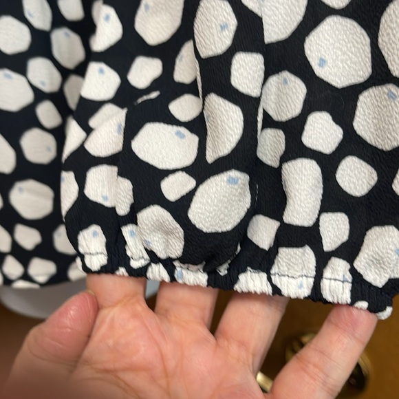 Lane Bryant Top Black & White 14 1X - Picture 3 of 8